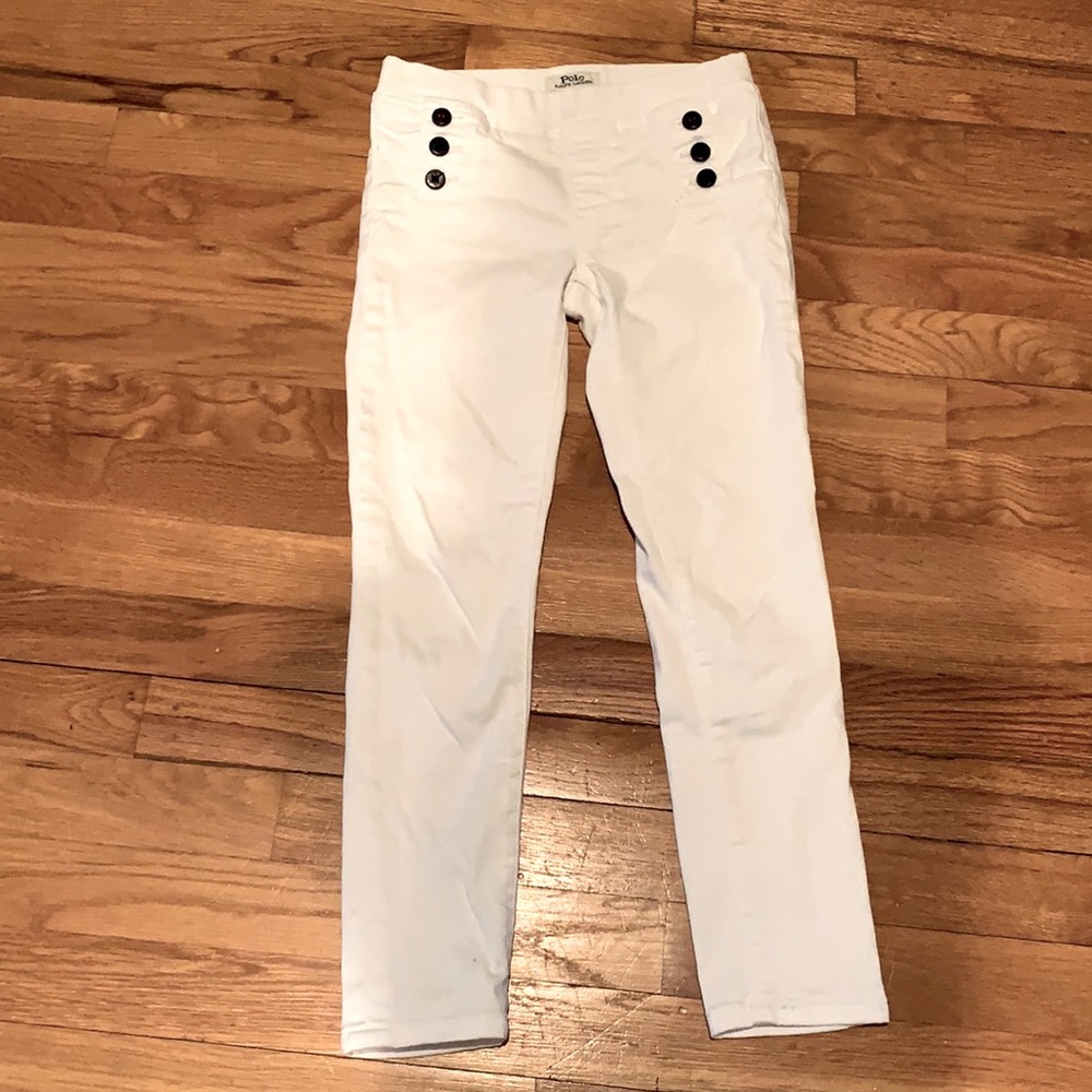 Polo By Ralph Lauren White Jeans